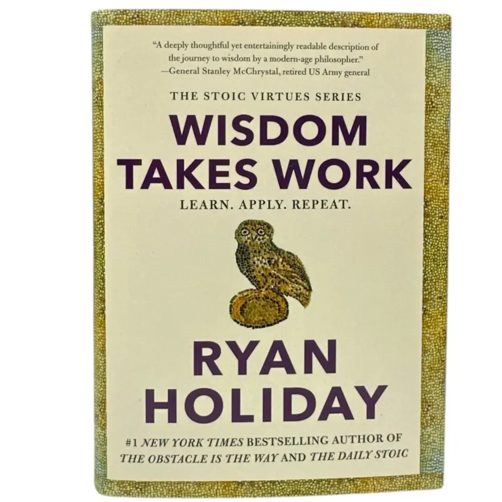 Ryan Holiday Wisdom Takes Work Signed 1st Printing Hardcover NYT Bestseller